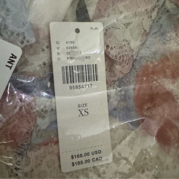 NWT! Anthropologie Floral Mock-Neck Fitted Lace Dress - Multiple 🐈 - Picture 5 of 7